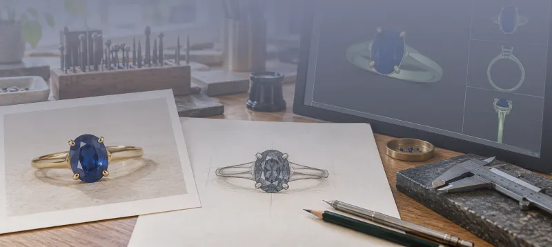 Bijuterie la comandă: de la randarea 3D la realitate