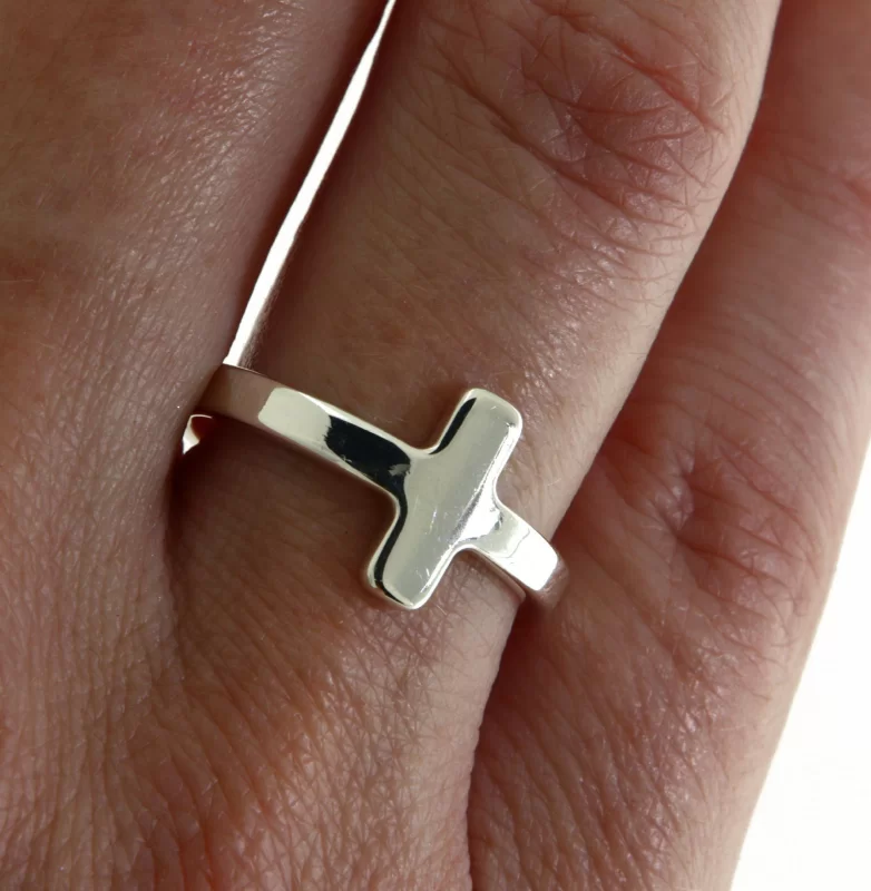 Inel Argint 925 Hidden Cross - Credinta Subtila