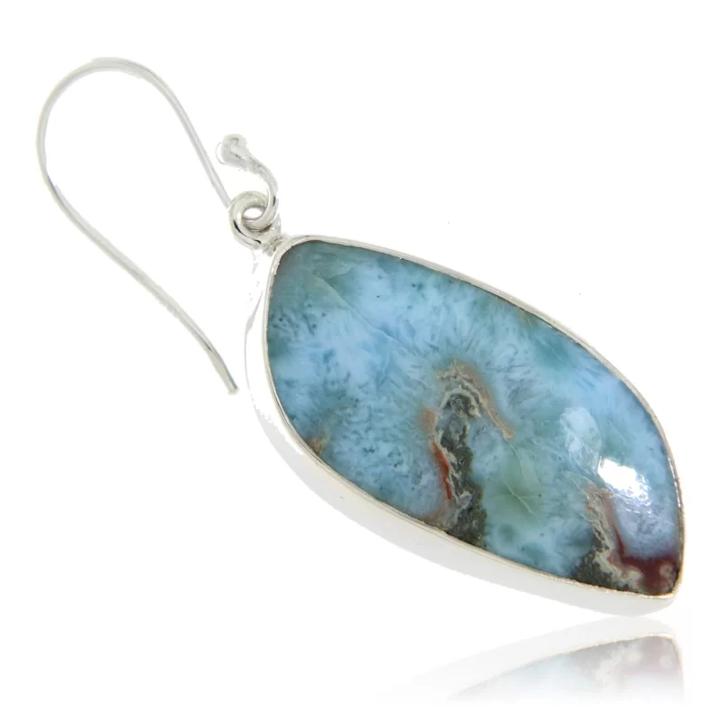 Cercei Argint 925 Larimar Natural - Eleganta si Liniste