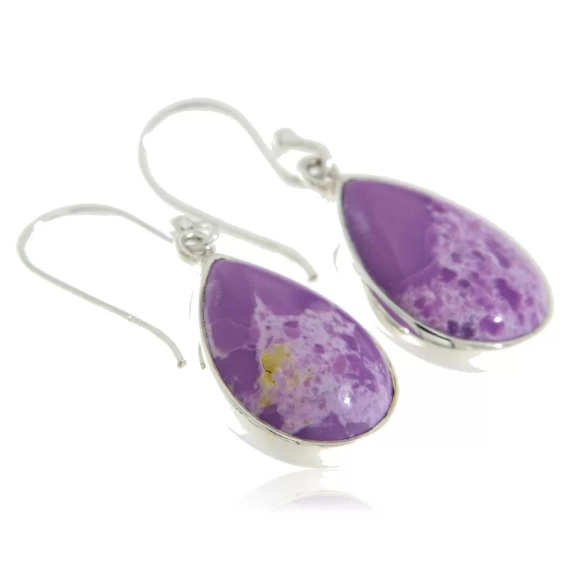 Cercei Argint 925 Fosfosiderit Natural - Eleganta si Serenitate