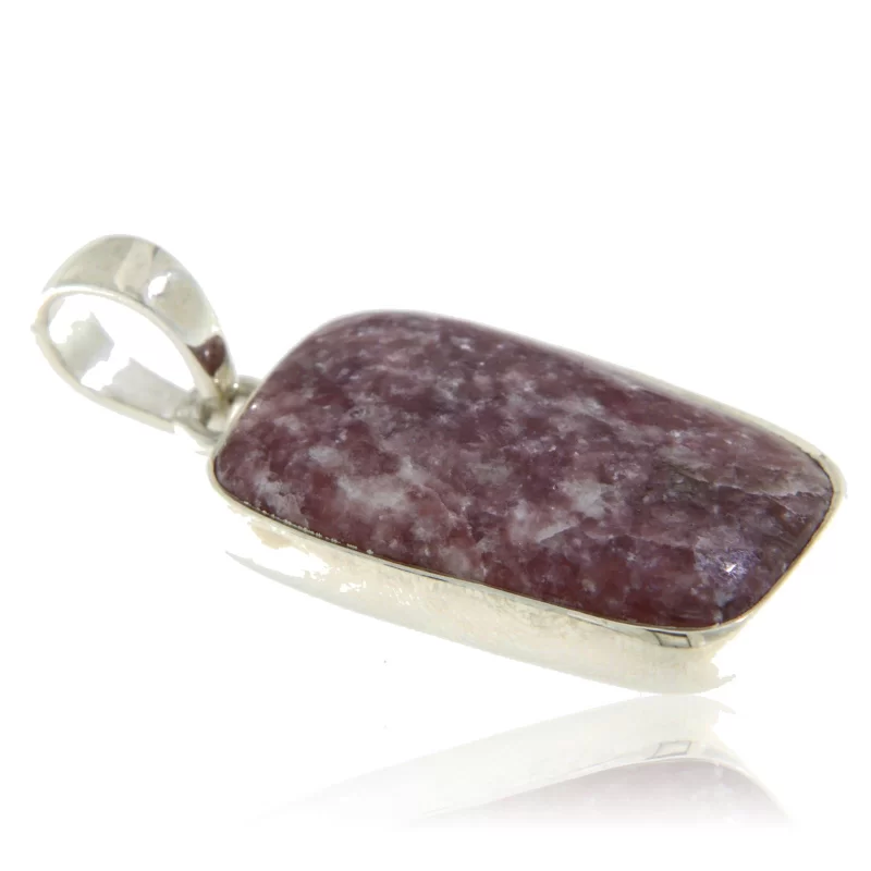 Pandant Argint 925 Lepidolit Natural - Calm si Eleganta