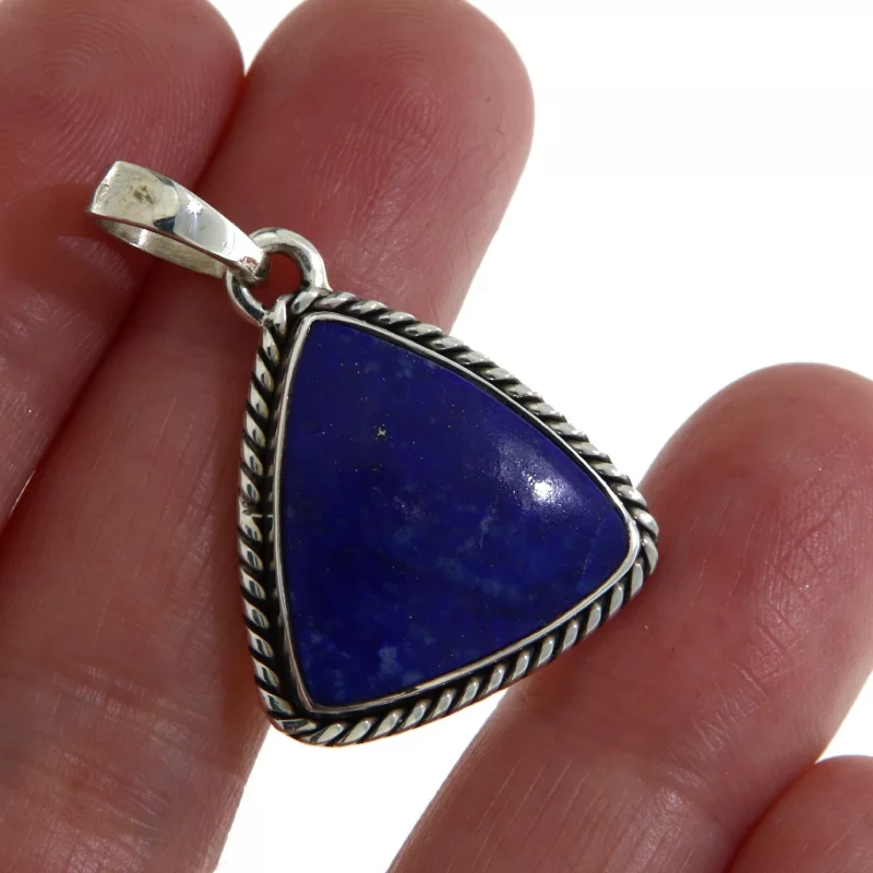 Pandant Argint 925 Lapis Lazuli Natural - Eleganta si Intelepciune