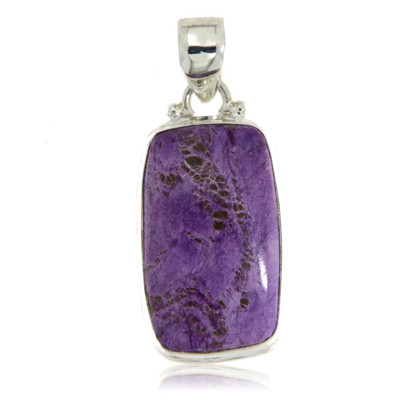 Pandant Argint 925 Purpurit Natural - Eleganta si Spiritualitate
