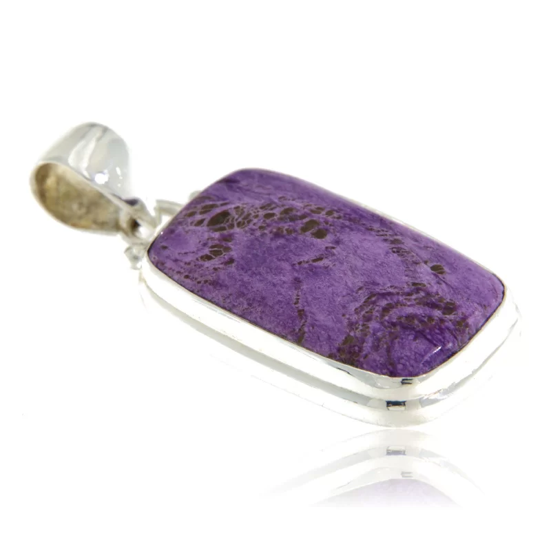 Pandant Argint 925 Purpurit Natural - Eleganta si Spiritualitate