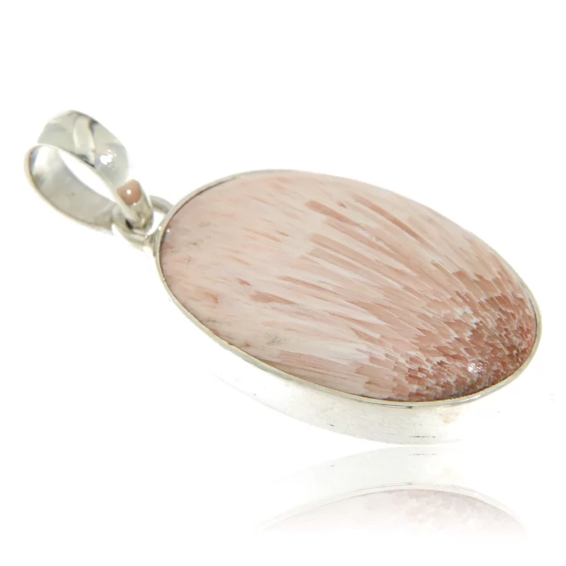 Pandant Argint 925 Scolecit Natural - Eleganta Naturii