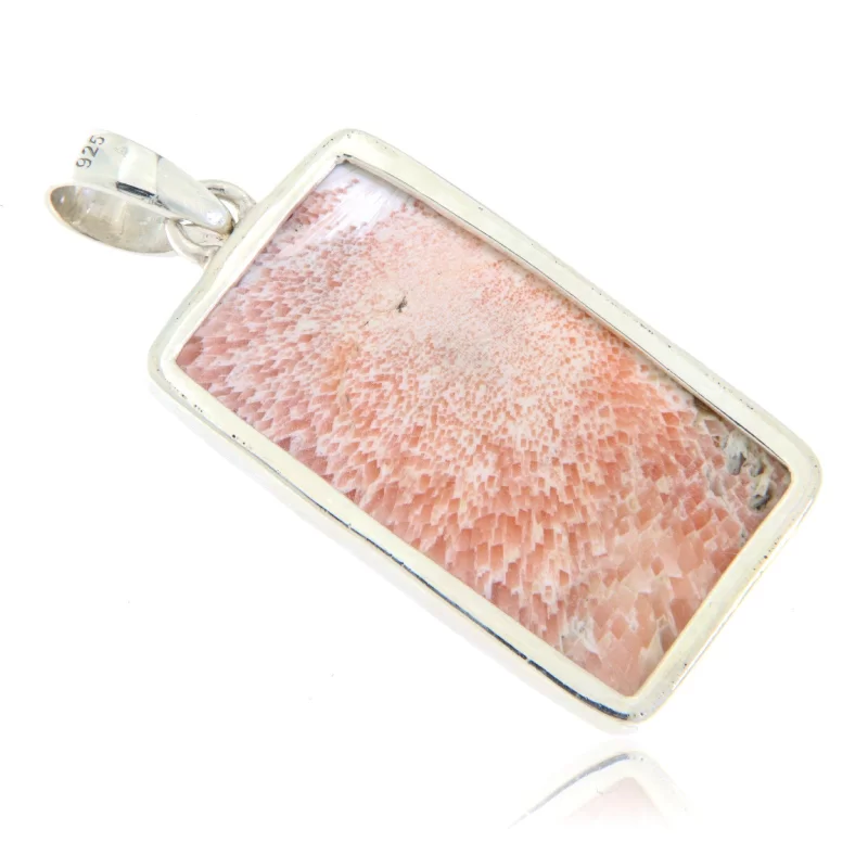 Pandant Argint 925 Scolecit Natural - Pacea si Eleganta Naturii
