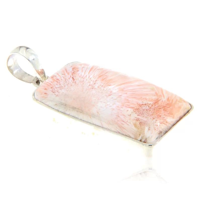 Pandant Argint 925 Scolecit Natural - Pacea si Eleganta Naturii