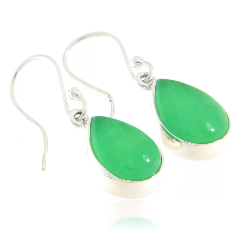 Cercei Argint 925  Jad Natural - Eleganta si Armonie