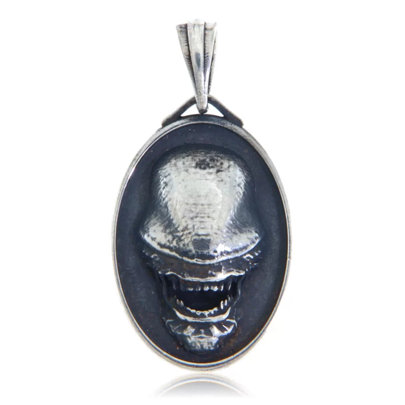 Pandant Argint 925 Xenomorph Alien - Design Unic și Misterios