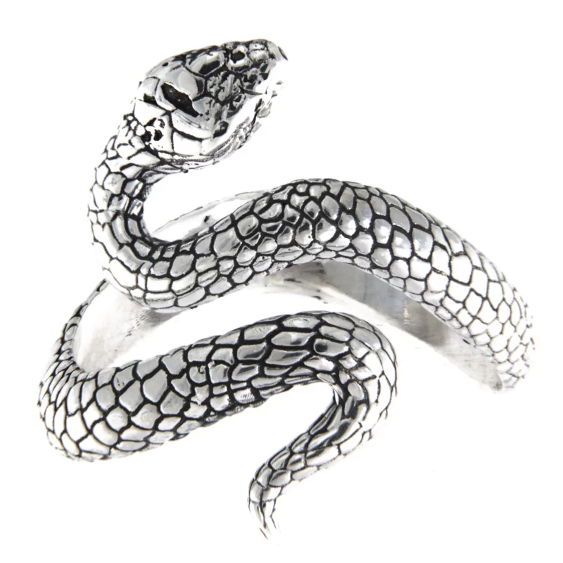 Inel Argint 925 Snake Sarpe - Mister si Intelepciune