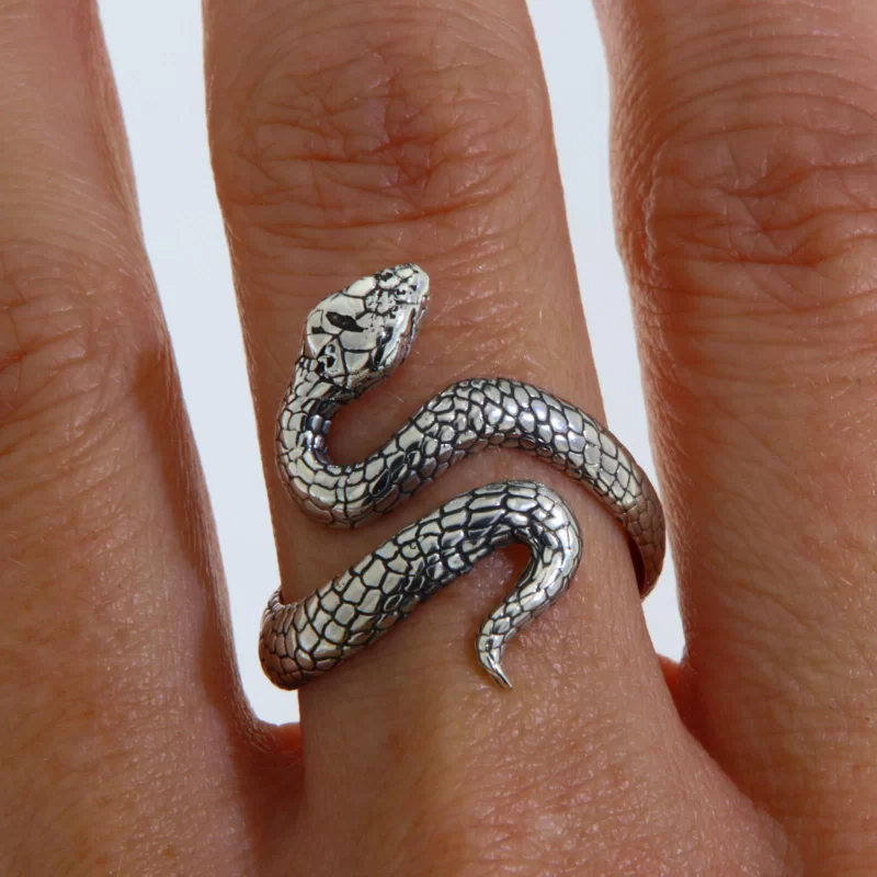 Inel Argint 925 Snake Sarpe - Mister si Intelepciune