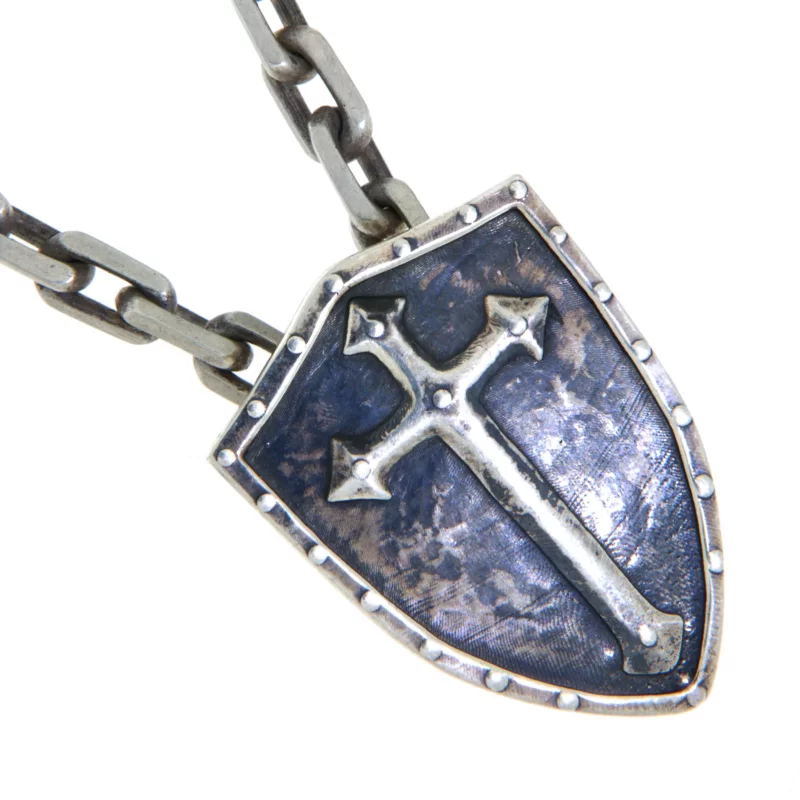 Pandant Argint 925 Scut Roman Medieval - Traditie si Onoare