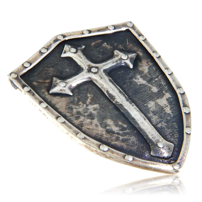 Pandant Argint 925 Scut Roman Medieval - Traditie si Onoare