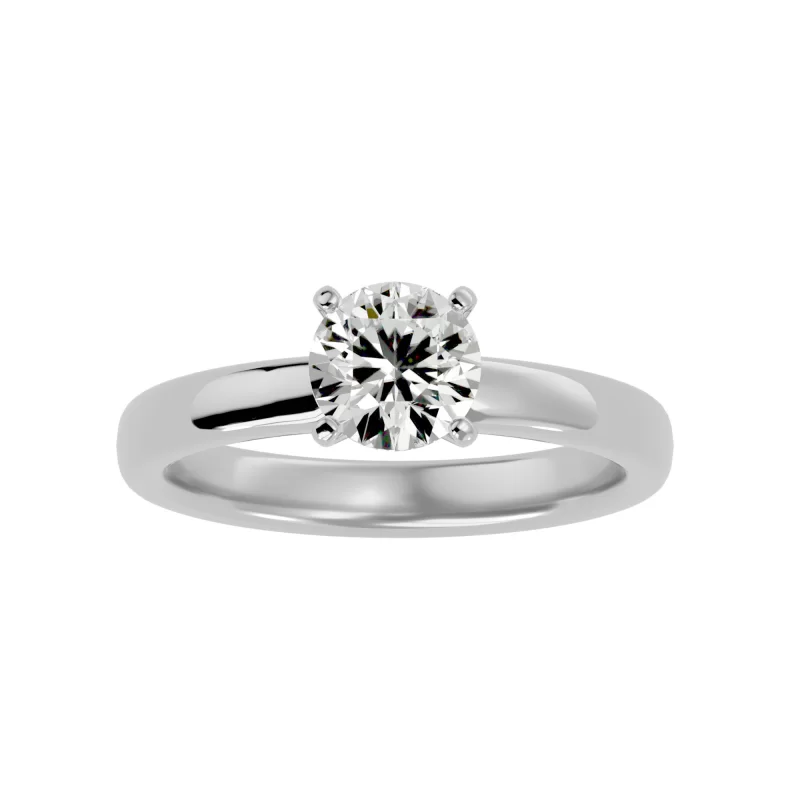 Inel de logodna Fascinating Briliant Aur Alb 18k Pure Diamond - Daria