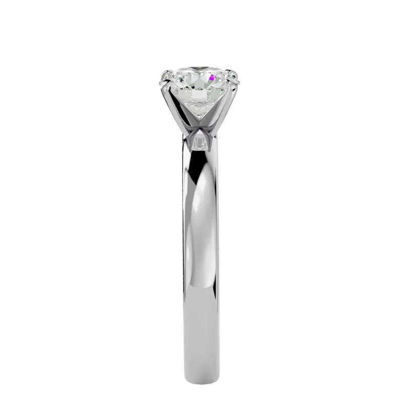 Inel de logodna Fascinating Briliant Aur Alb 18k Pure Diamond - Daria