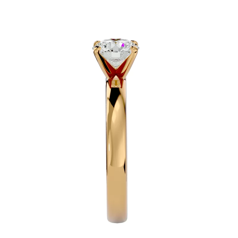 Inel de logodna Deluxe Briliant Gold Aur 18k Diamant Natural - Monalisa
