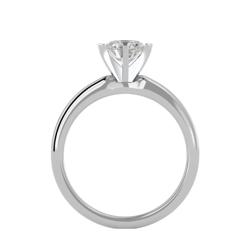 Inel de logodna Enchanting Briliant Aur Alb 18k Real Diamond - Victoria