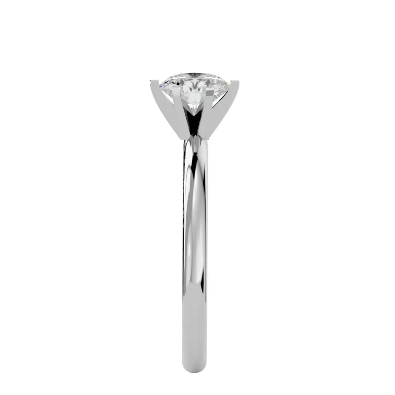 Inel de logodna Enchanting Briliant Aur Alb 18k Real Diamond - Victoria