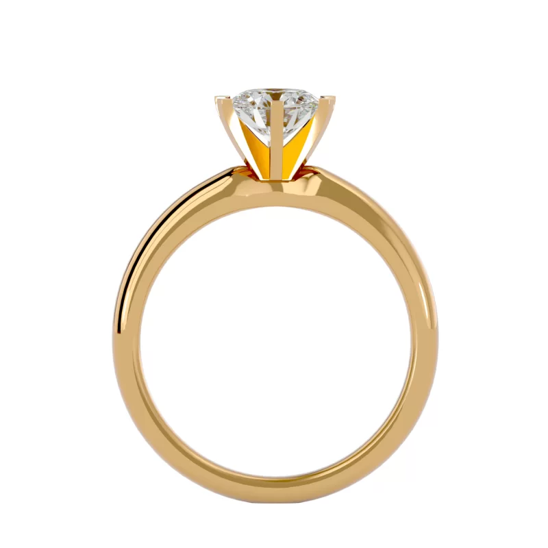 Inel de logodna Delicate Briliant Gold Aur 18k Diamant Natural - Athena