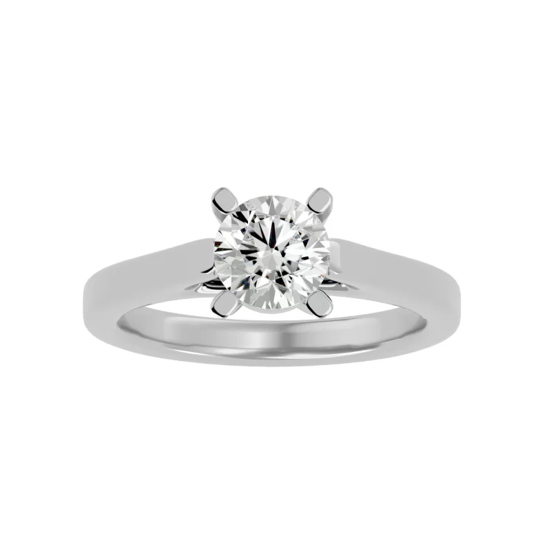 Inel de logodna Glittering Briliant White Aur 18k Real Diamond - Olivia