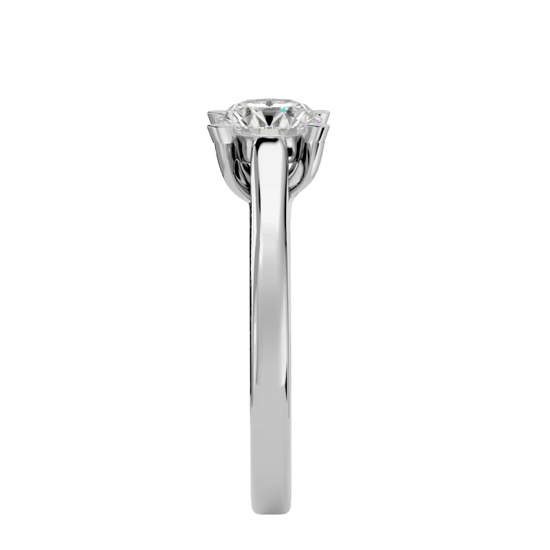 Inel de logodna Glittering Briliant White Aur 18k Real Diamond - Olivia
