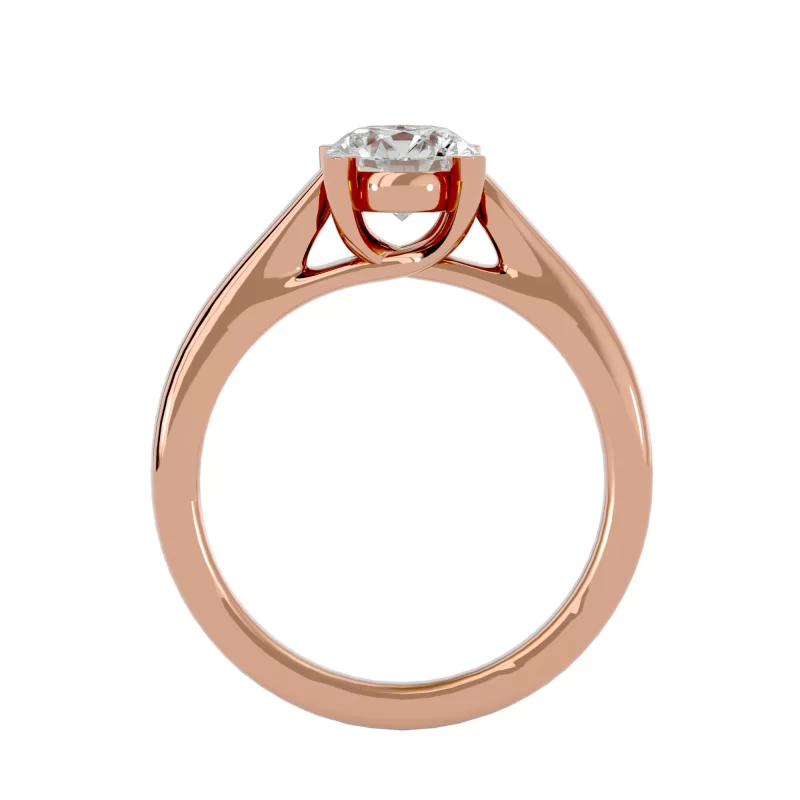 Inel de logodna Charming Briliant Aur Roz 18k Diamant Natural - Sophia