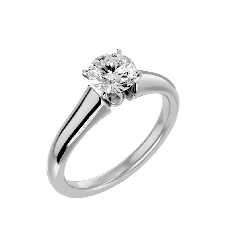 Inel de Logodna Luxurious Briliant White Aur 18k Pure Diamond - Cleopatra