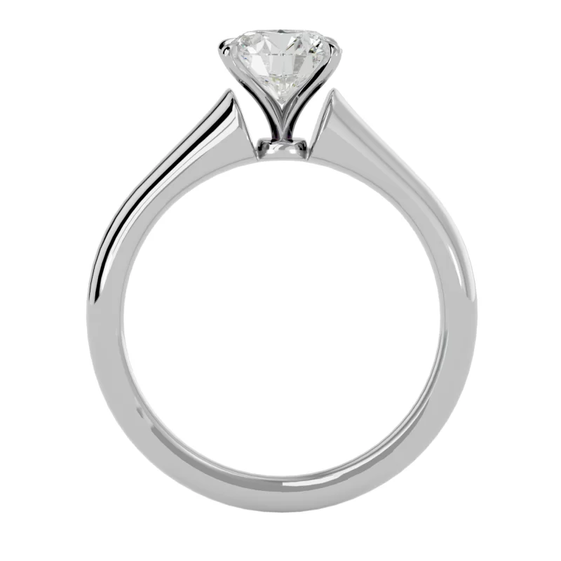 Inel de Logodna Luxurious Briliant White Aur 18k Pure Diamond - Cleopatra