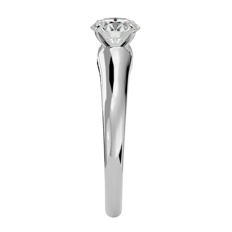 Inel de Logodna Luxurious Briliant White Aur 18k Pure Diamond - Cleopatra