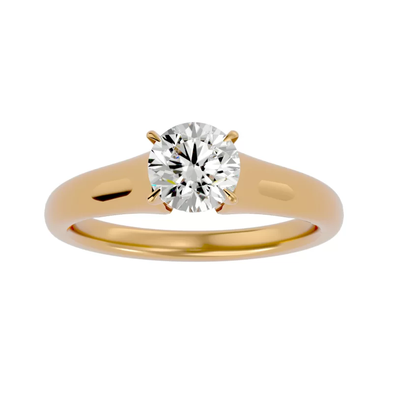 Inel de logodna Aur Galben 18k Diamant Natural - Isabella