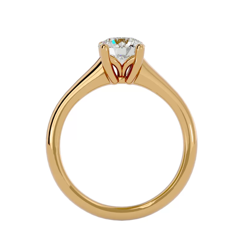 Inel de logodna Radiant Briliant Gold Aur 18k Pure Diamond - Valentina