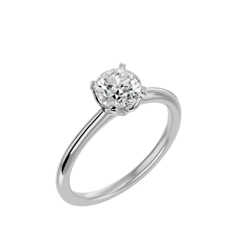 Inel de logodna Opulent Briliant White Aur 18k Diamant Natural - Estelle