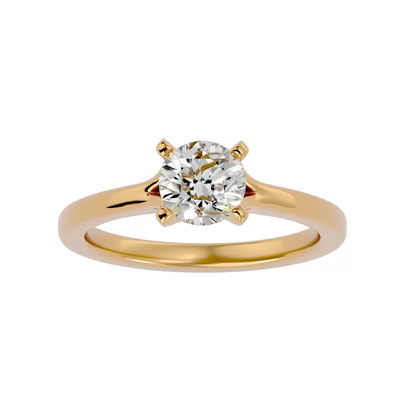 Inel de logodna Distins Briliant Aur Galben 18k Pure Diamond - Gabriela