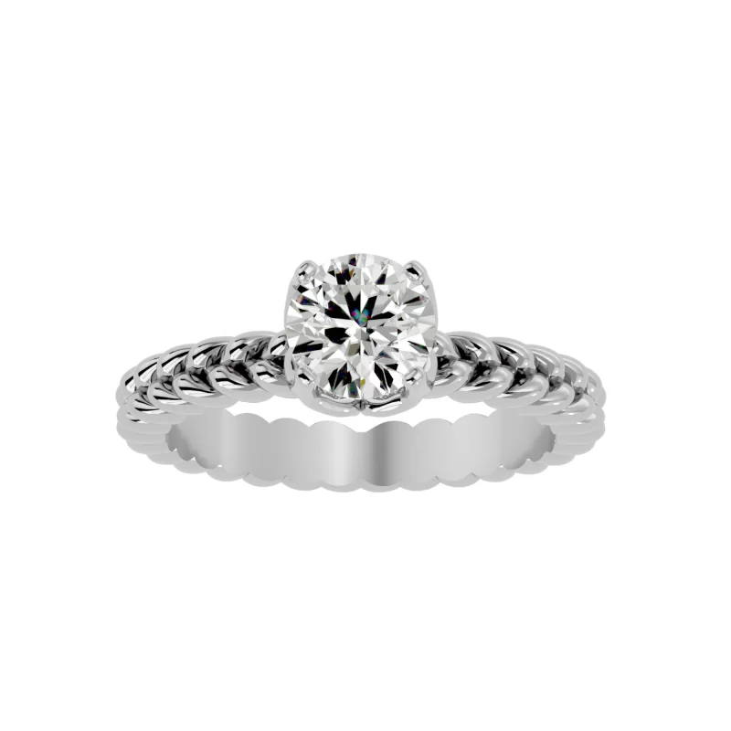 Inel de logodna Fascinant Briliant White Aur 18k Pure Diamond - Naomi