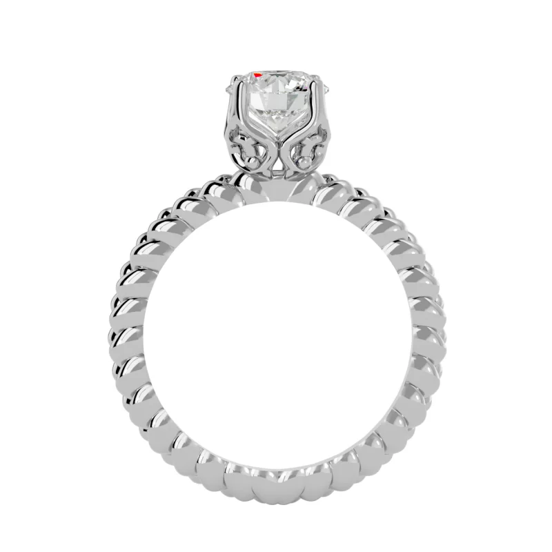Inel de logodna Fascinant Briliant White Aur 18k Pure Diamond - Naomi