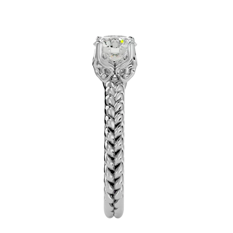 Inel de logodna Fascinant Briliant White Aur 18k Pure Diamond - Naomi