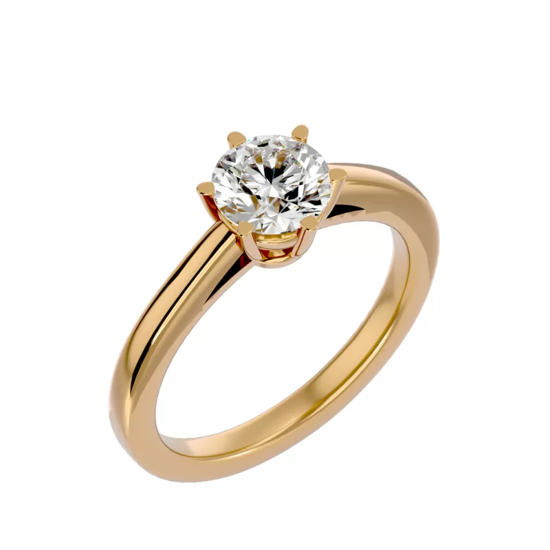 Inel de logodna Seducator Briliant Gold Aur 18k Pure Diamond - Ingrid