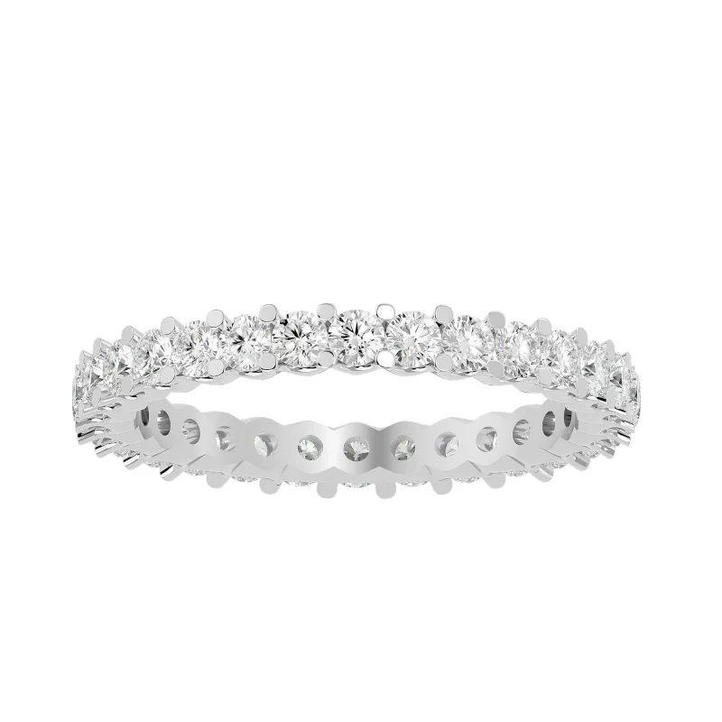 Inel Eternity Rafinat Briliant White Aur 18k Genuine Diamonds - Cleopatra