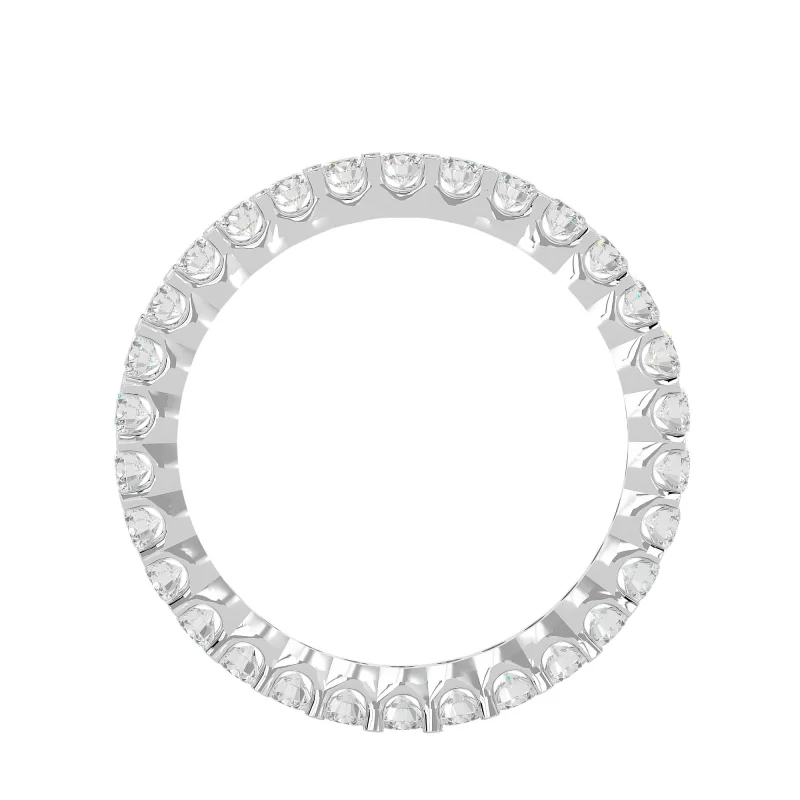 Inel Eternity Rafinat Briliant White Aur 18k Genuine Diamonds - Cleopatra