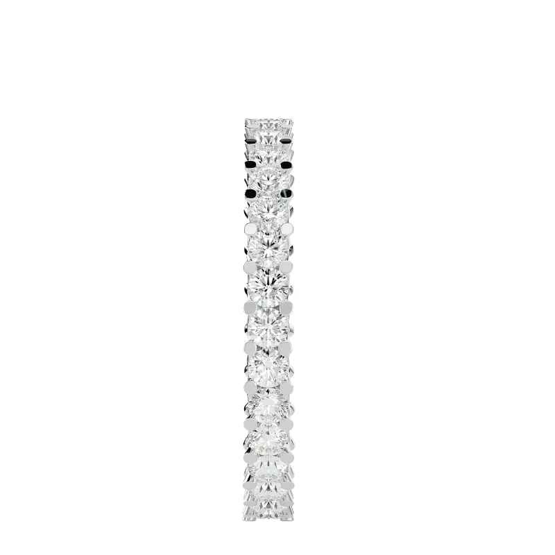 Inel Eternity Rafinat Briliant White Aur 18k Genuine Diamonds - Cleopatra