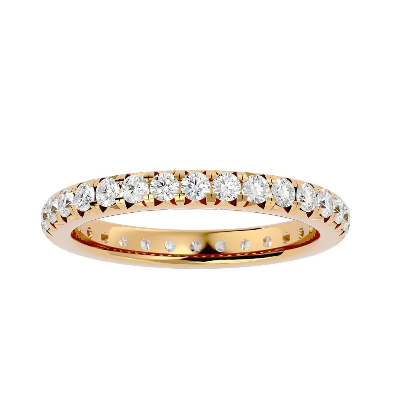 Inel Eternity Sublime White Aur 18k Diamante Naturale - Elisabeta