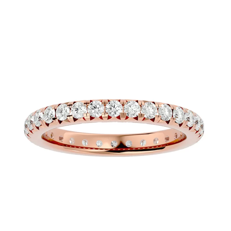 Inel Eternity Sublime White Aur 18k Diamante Naturale - Elisabeta