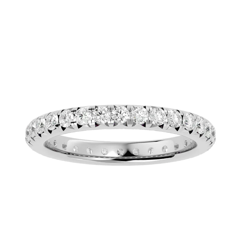 Inel Eternity Sublime White Aur 18k Diamante Naturale - Elisabeta
