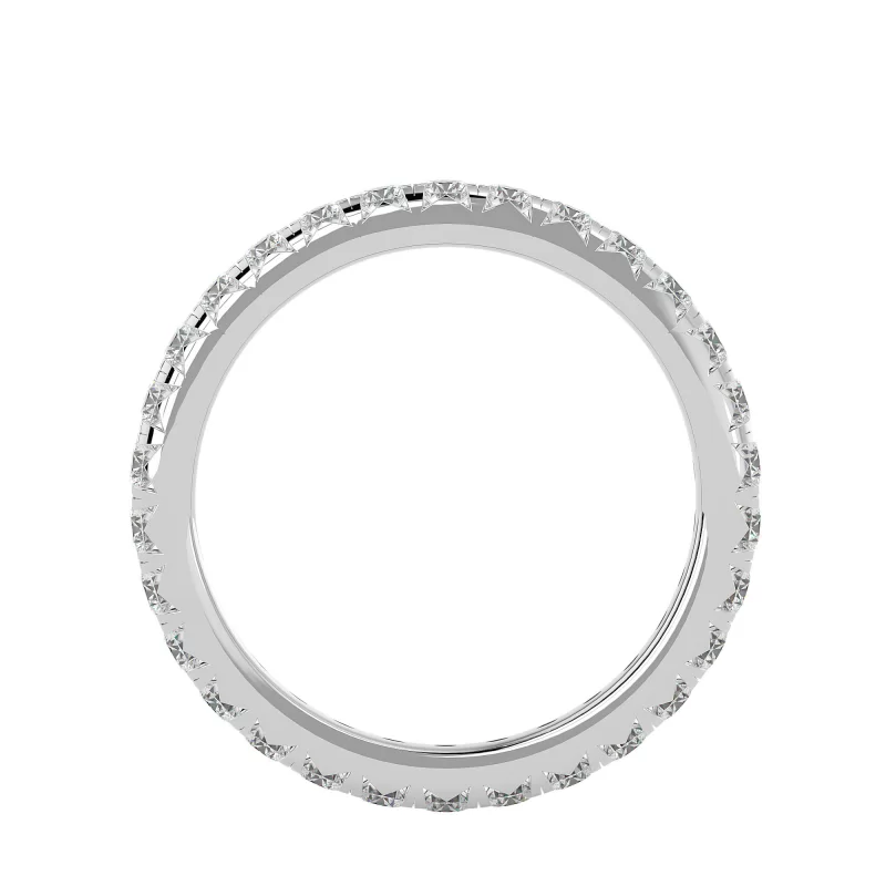 Inel Eternity Sublime White Aur 18k Diamante Naturale - Elisabeta