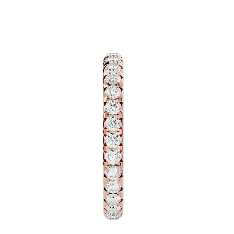 Inel Eternity Sublime White Aur 18k Diamante Naturale - Elisabeta