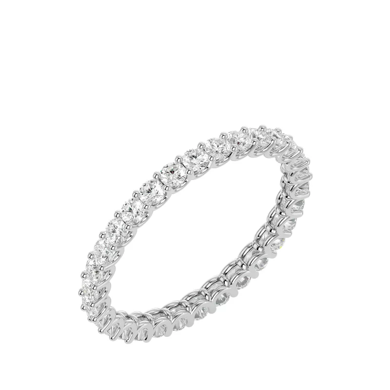 Inel Eternity Deluxe White Aur 18k Genuine Diamonds - Ecaterina