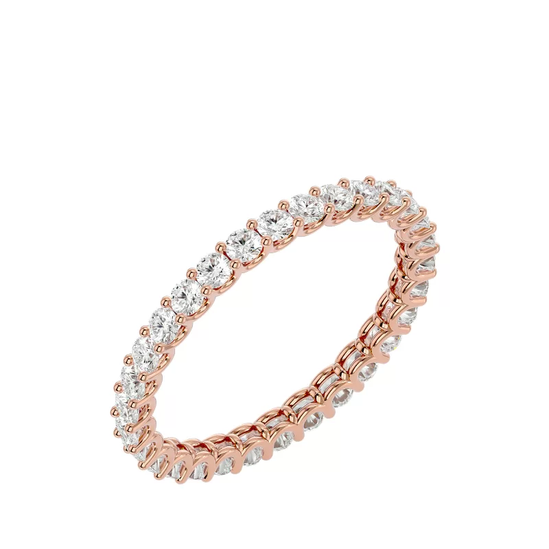 Inel Eternity Deluxe White Aur 18k Genuine Diamonds - Ecaterina