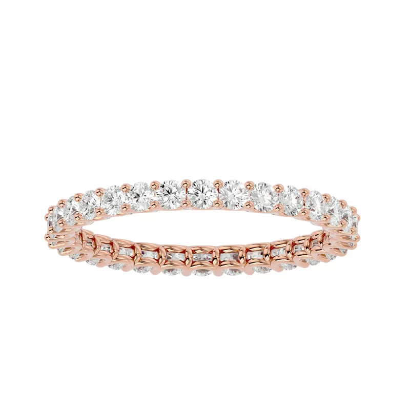 Inel Eternity Deluxe White Aur 18k Genuine Diamonds - Ecaterina