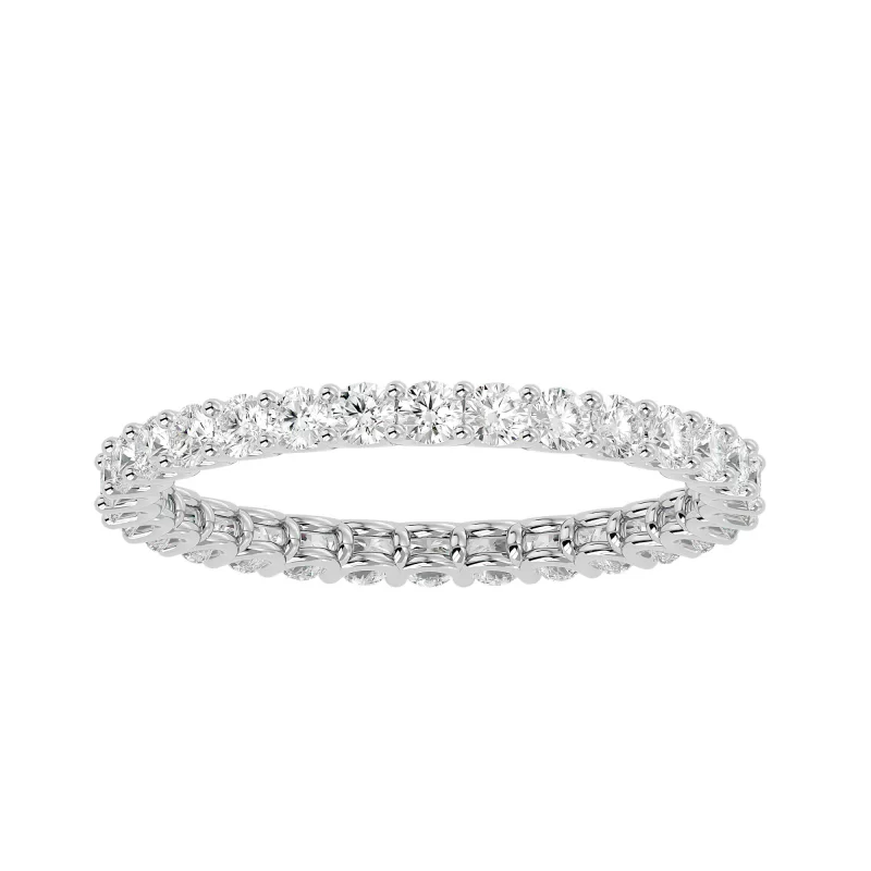 Inel Eternity Deluxe White Aur 18k Genuine Diamonds - Ecaterina