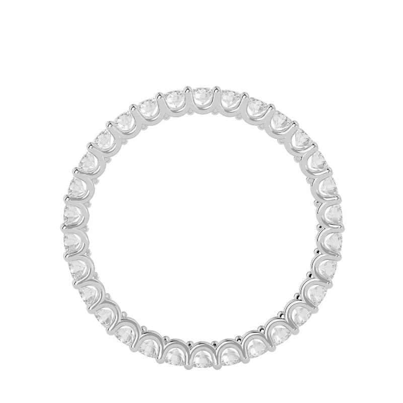 Inel Eternity Deluxe White Aur 18k Genuine Diamonds - Ecaterina